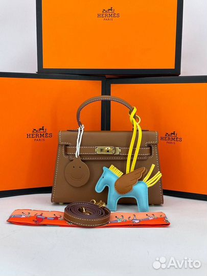 Сумка женская натуральная кожа hermes