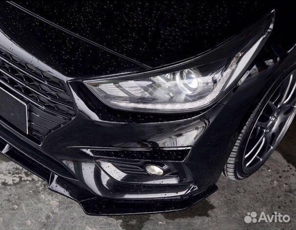 Тюнинг на Hyundai Solaris 2018 обвес