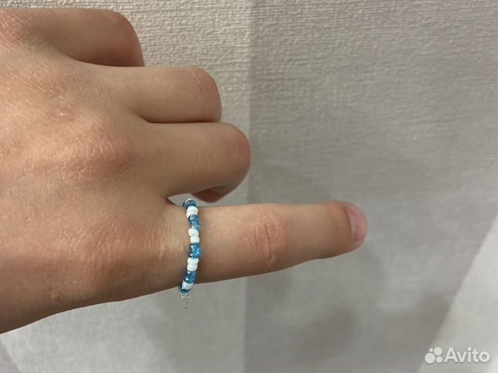 Кольцо из бисера