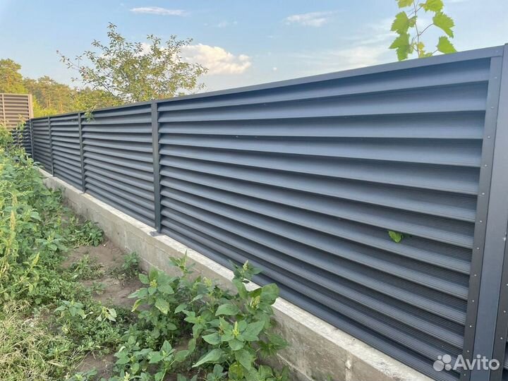 Заборы жалюзи