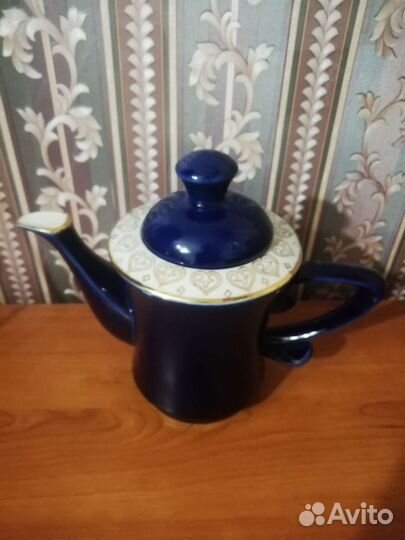 Сервиз СССР кофейный (фарфор, кобальт)