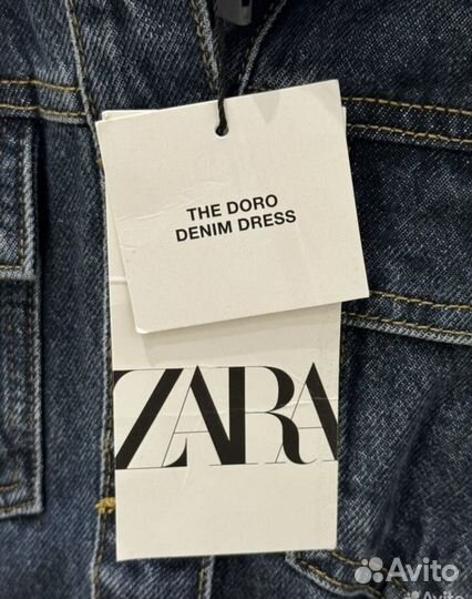 Платье джинсовое zara