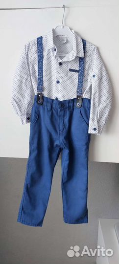 Костюм брючный, рубашка на мальчика