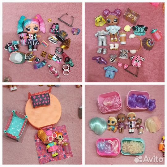 Куклы лол/ lol / l.o.l радуга, клякса, advent