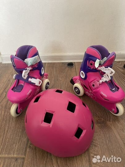 Роликовые коньки детские раздвижные 26-28