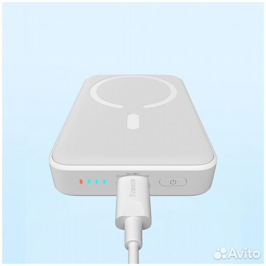 Baseus Magnetic Power Bank 10000 mAh 20W (белый)
