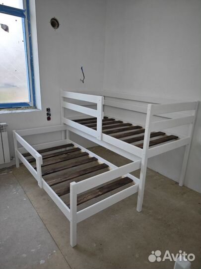 Двухъярусная раздвижная кровать 170/160х80 см