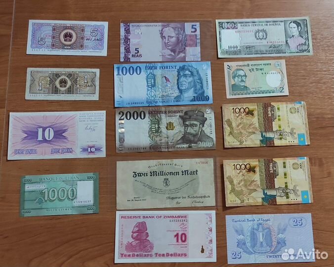 Банкноты разных стран