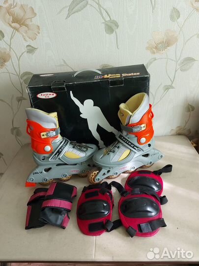 Роликовые коньки детские раздвижные