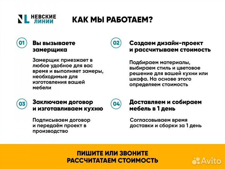 Шкаф по индивидуальным размерам в современном стил