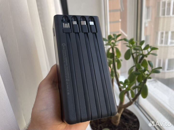 Повербанк 50000 mAh со встроенными проводами
