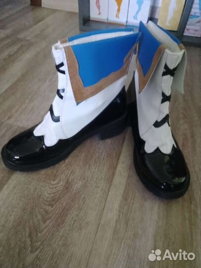 Косплей Барбара обувь Геншин Импакт