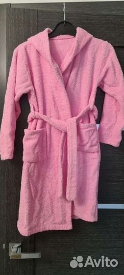 Халат махровый для девочки 4-5 лет