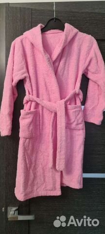 Халат махровый для девочки 4-5 лет