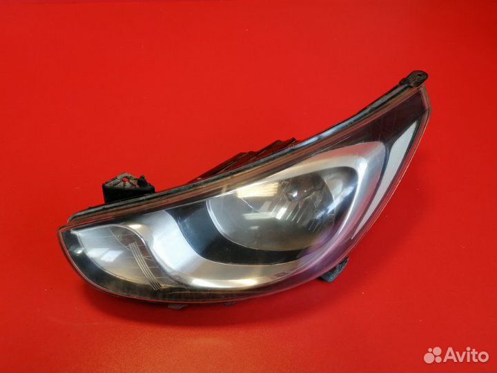 Фара передняя левая Hyundai Solaris RB G4FC 2012