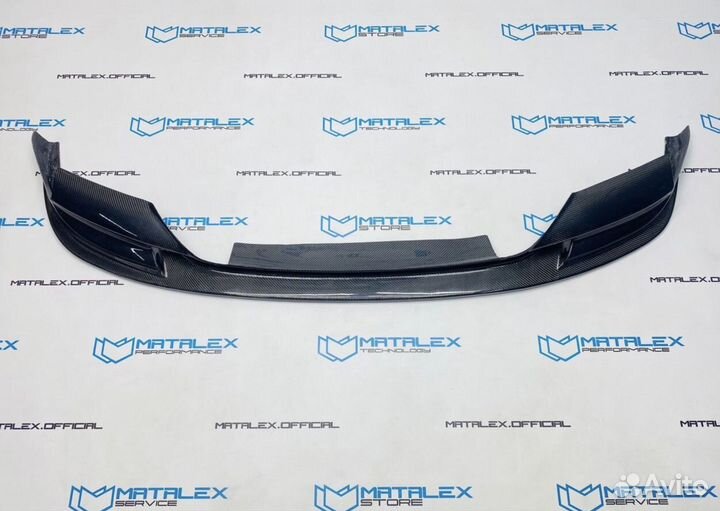 Сплиттер BMW F10, 3D стиль, карбон