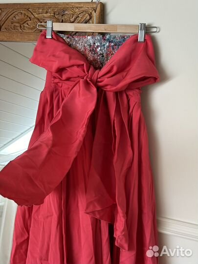 Выпускное платье с бантом