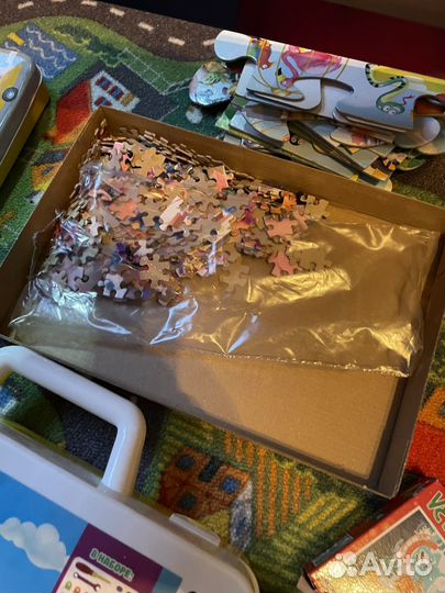 Детские игрушки, пазлы пакетом