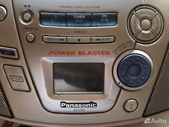 Однокассетная CD-магнитола Panasonic RX-ES25
