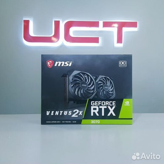 Видеокарта MSI geforce RTX3070 ventus 2X OC 8Гб