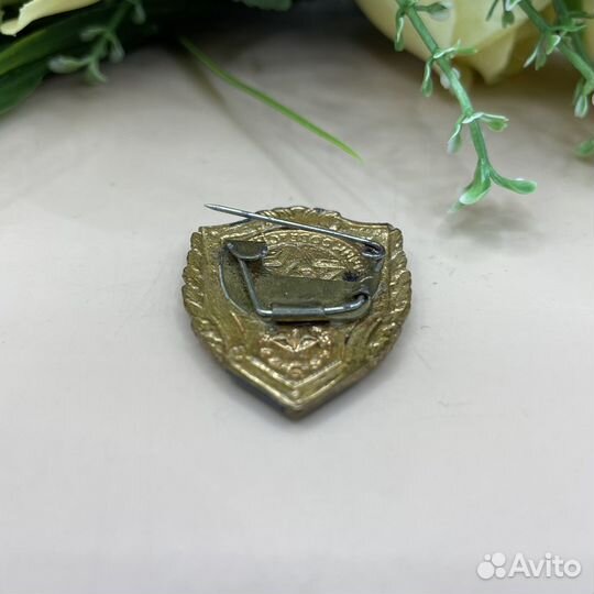 Знак Отличник советской армии СССР тяжелый