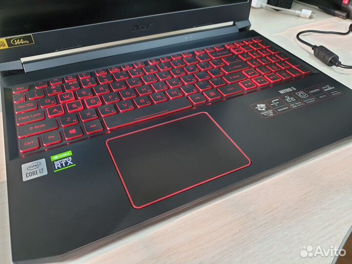 Мощный игровой ноутбук Acer Nitro 5 i7 rtx3050