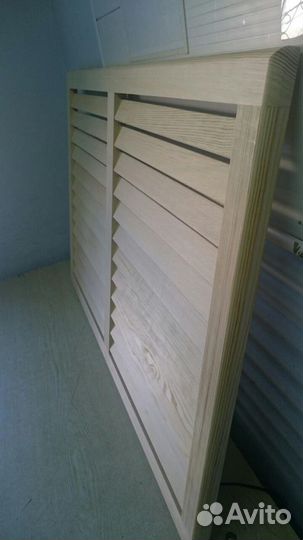 Экран на батарею отопления из сосны