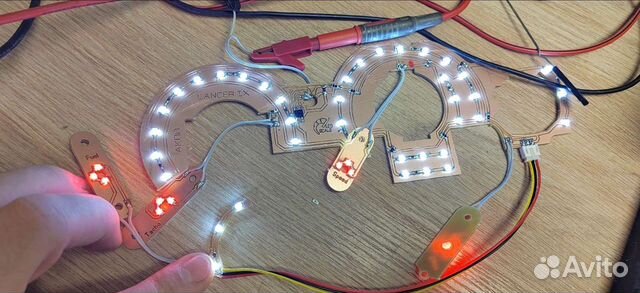 Подсветка в панель Lancer IX