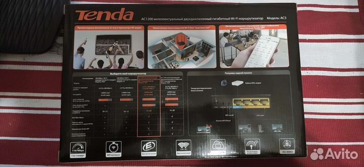 Wifi роутер Tenda AC1200