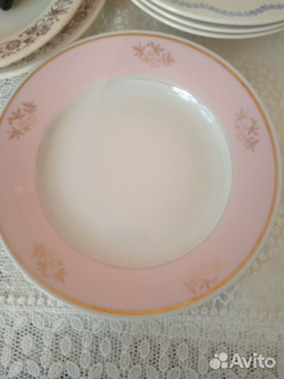 Тарелки СССР и импортные