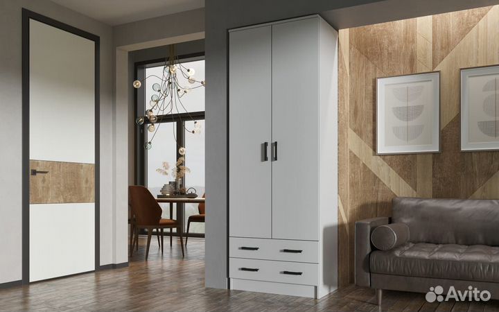 Шкаф Дуэт Белый (новый)