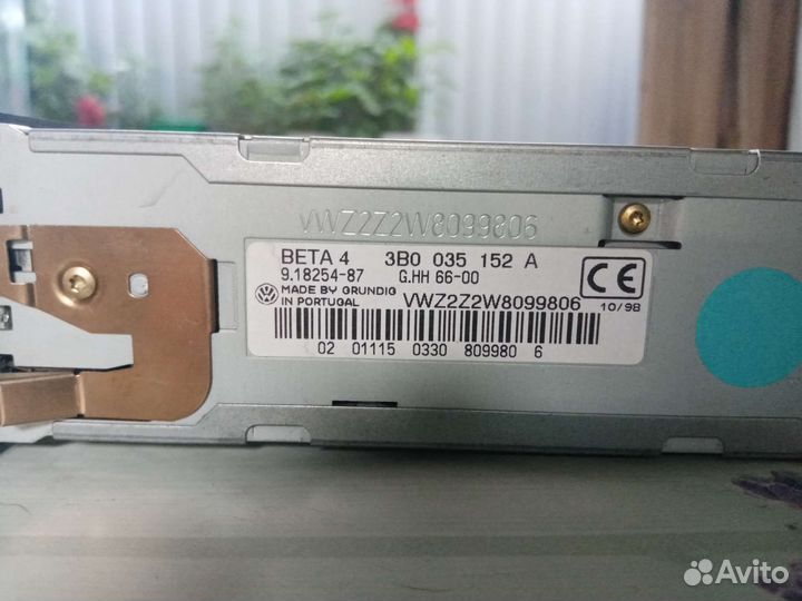Магнитола volkswagen passat b5 оригинальная