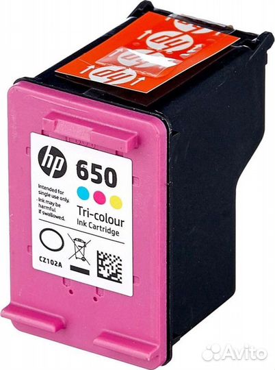 Картридж HP 650 (CZ102AE) многоцветный