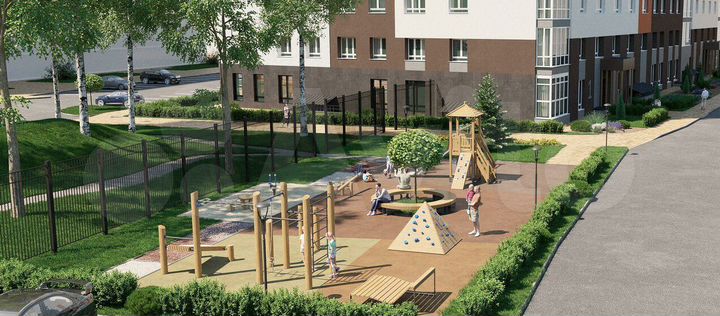 2-к. квартира, 61,7 м², 2/16 эт.