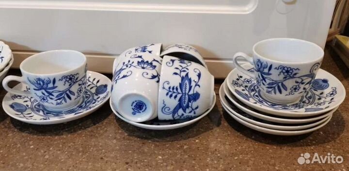 Кофейные пары, кофейный сервиз Богемия, Япония