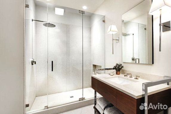 Стеклянная душевая кабина