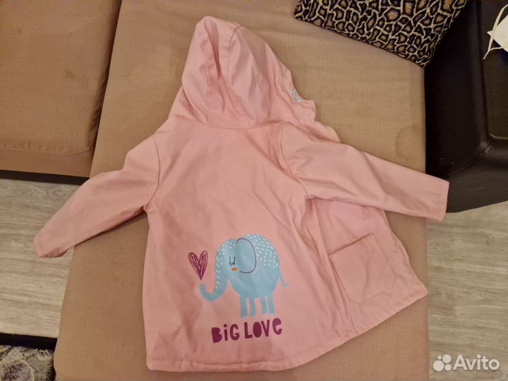 Куртка для девочки дождевик