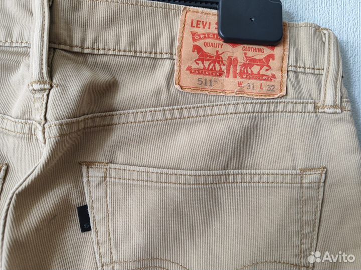 Брюки Levis 511 Джинсового формата