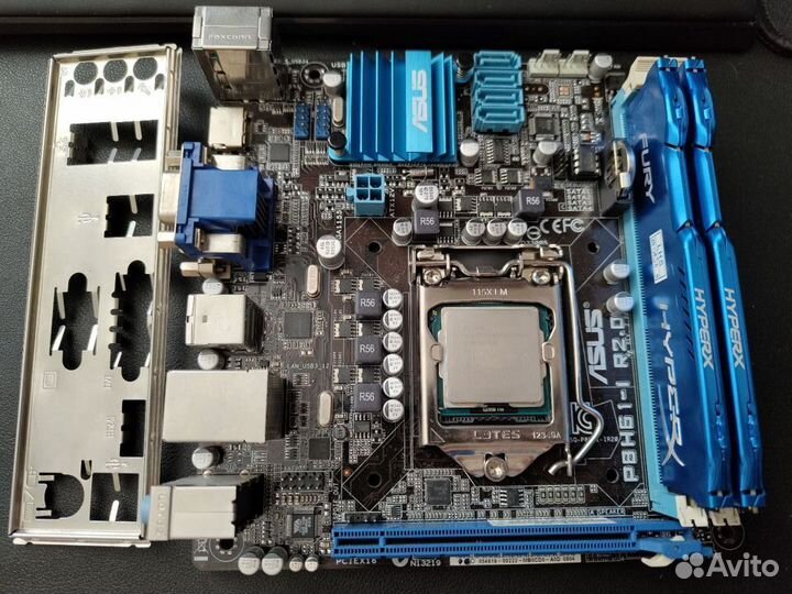 Материнская плата 1155 asus h61i itx