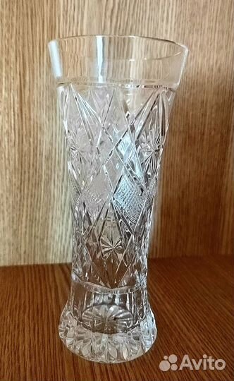 Хрустальная ваза ладья конфетница Г.-Хрустальный