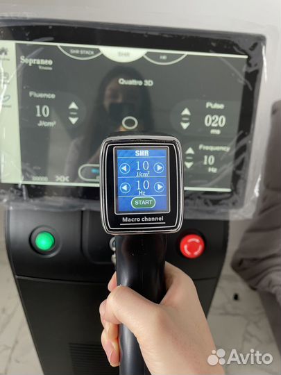 Гибридный лазер для эпиляции