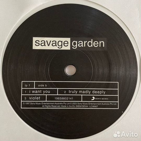 Виниловая пластинка Savage Garden - Savage Garden