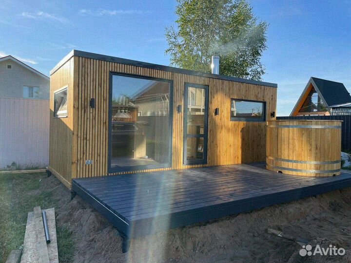 Модульный дом баня