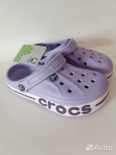 Crocs сабо женские сиреневые