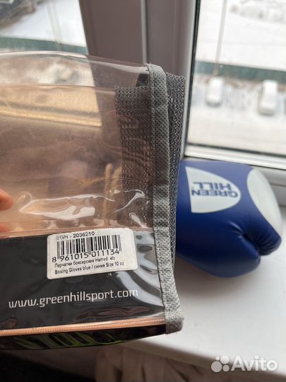 Боксерские перчатки 10 oz green hill