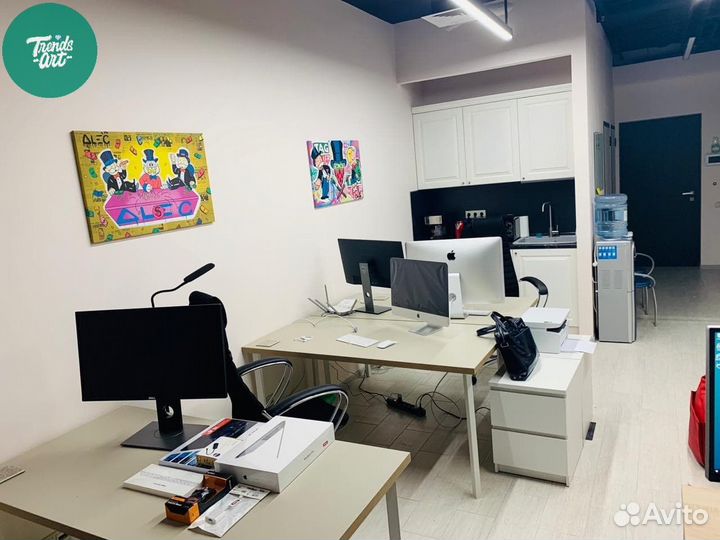 Картина Наглые Молодые Богатые Мавроди холст