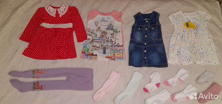 Вещи пакетом на девочку р 104