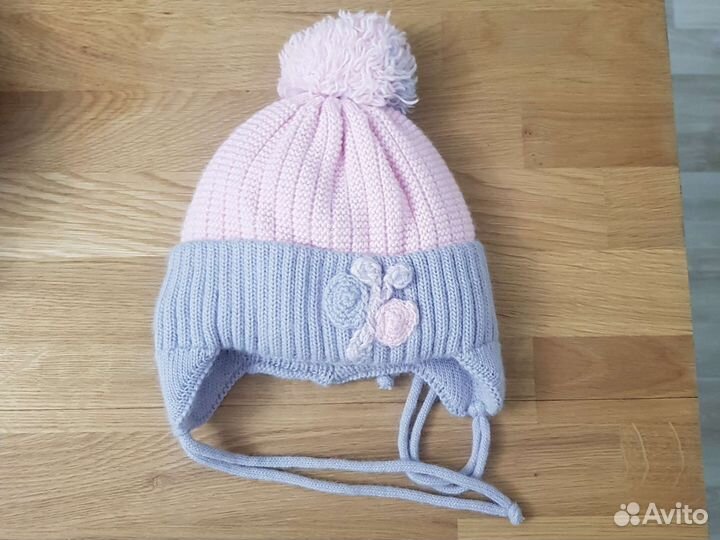Шапка на девочку демис.на 1-1.5 г