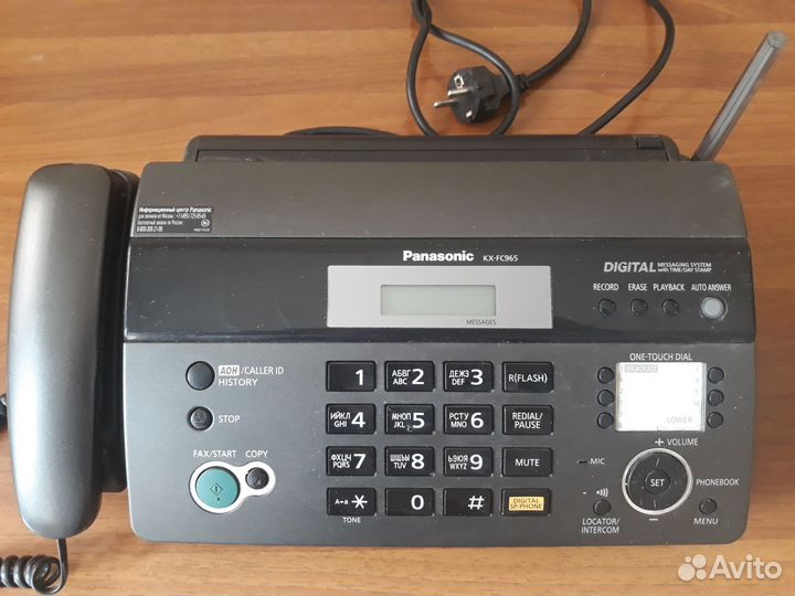 Телефон факс panasonic