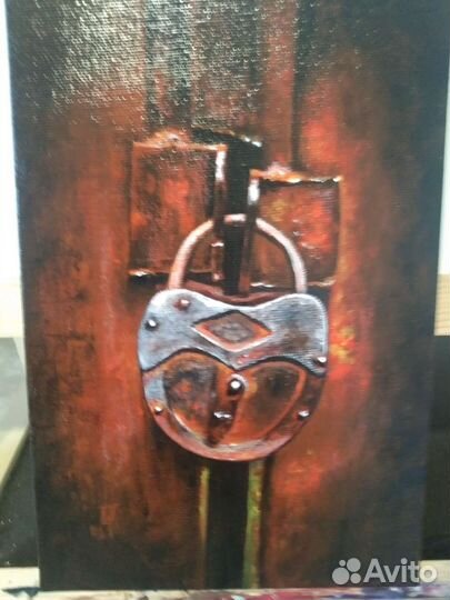 Картины. Замок, Рыжая лошадь